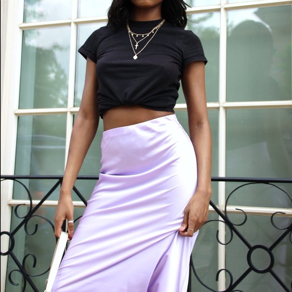 Satin skirt - Picture 2 of 4